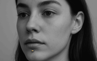 Piercing en or labret : élégance, qualité et confort